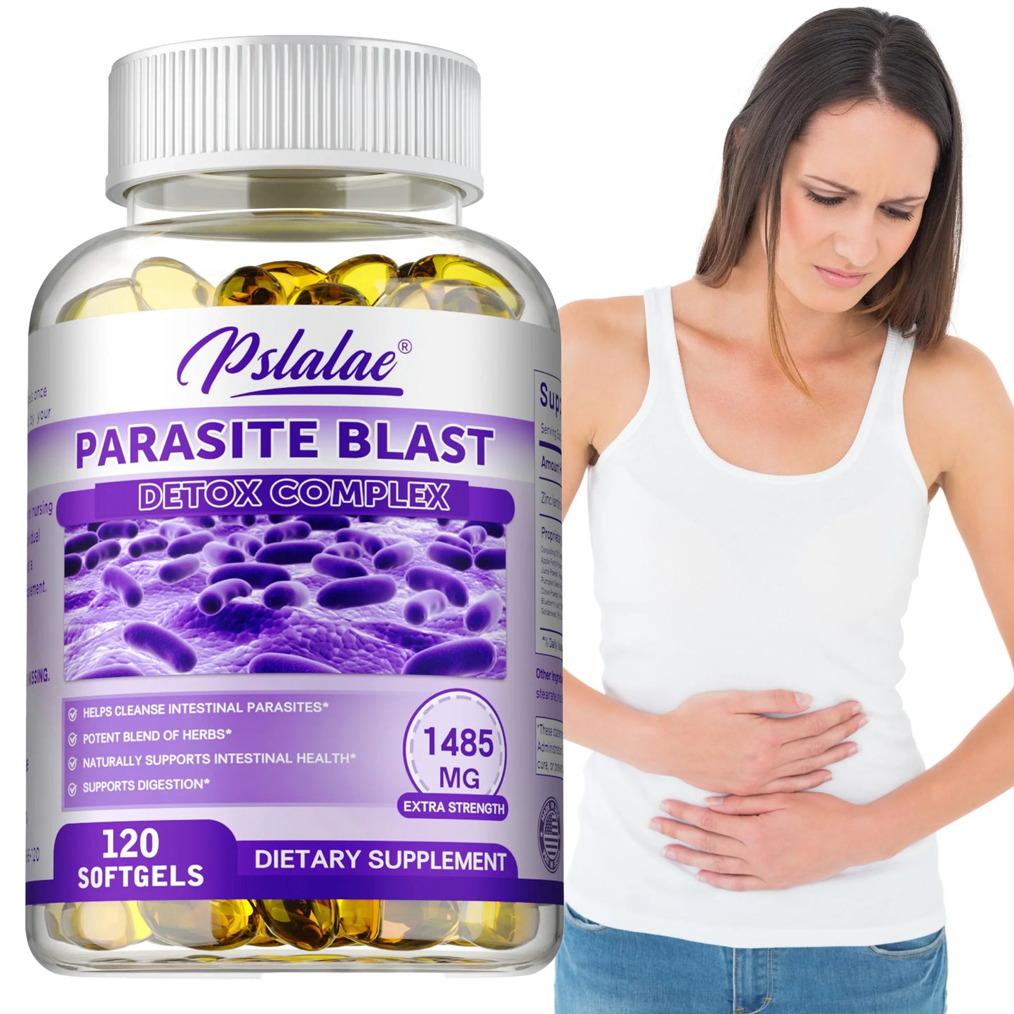 Parasite Blast Complex - Promote Digestive and Intestinal Health, Cleans Colon, Metabolism, and Enhance Immunity