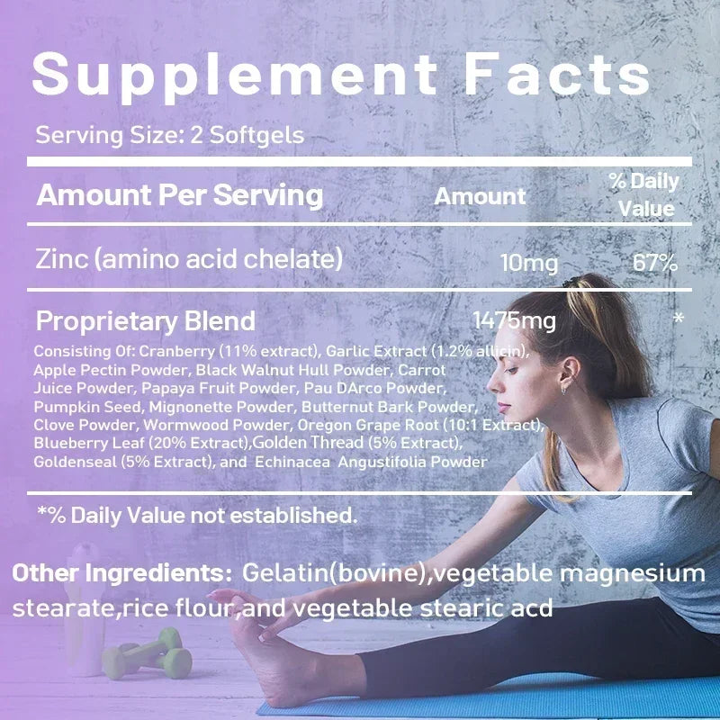 Parasite Blast Complex - Promote Digestive and Intestinal Health, Cleans Colon, Metabolism, and Enhance Immunity