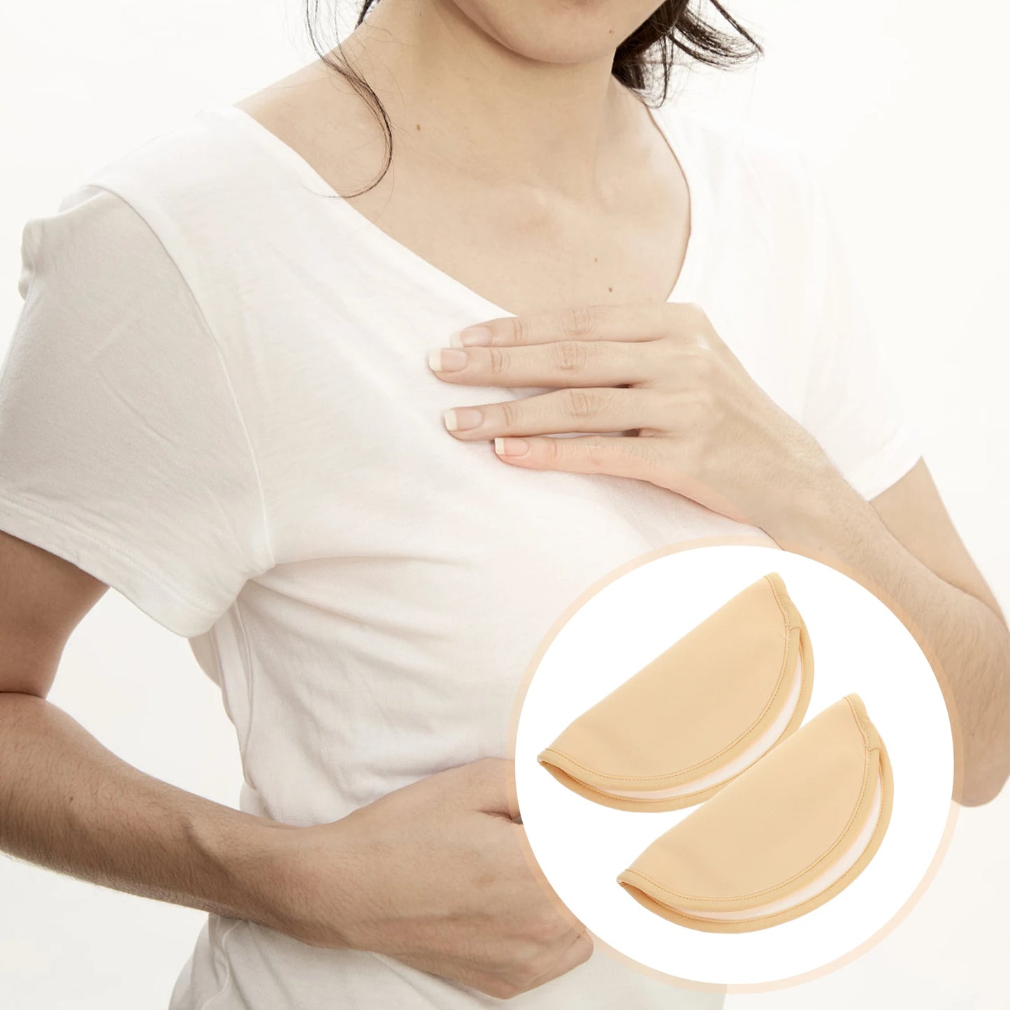 2pcs Castor Oil Pack Wrap Reusable Leakproof Comfortable Essential Oil Compress Pads Lightweight Durable Cotton