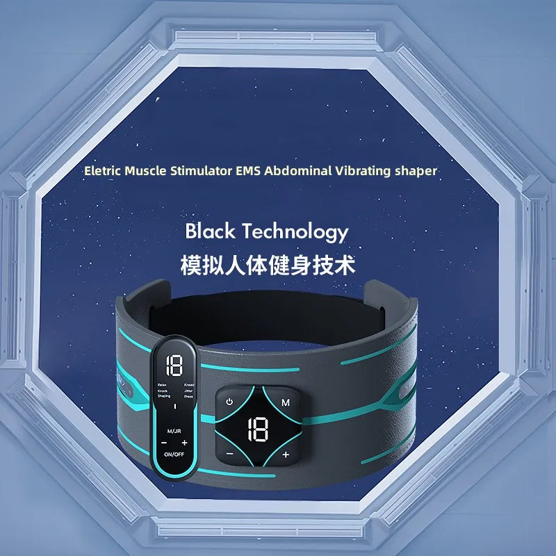 ABS Stimulator,Ab Machine,Abdominal Toning Belt Workout Portable Ab Stimulator Home Office Fitness Workout Equipment for Abdomen