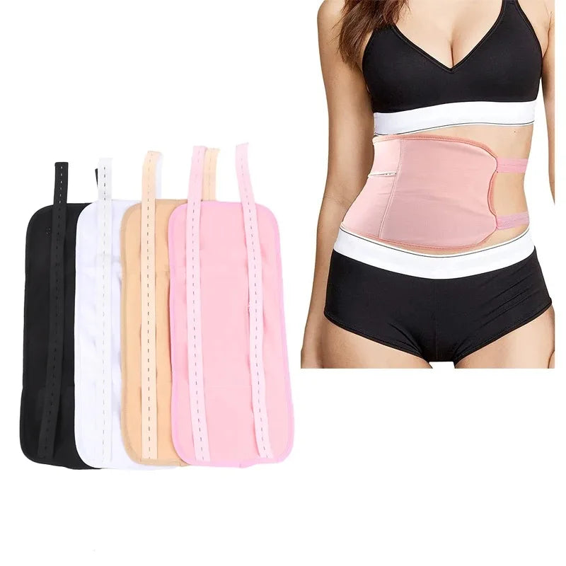 1PC Reusable Waist Wrap Castor Oil Pack Kits For Insomnia Constipation Inflamed Back Massager Waist Massage Tools Accessories