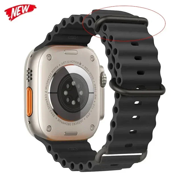Ocean Band for Apple Watch Straps 45mm 46mm 44mm Ultra 2 49mm 41mm 42mm 40mm wrist bracelet correa iWatch series 7 6 3 se 8 9 10