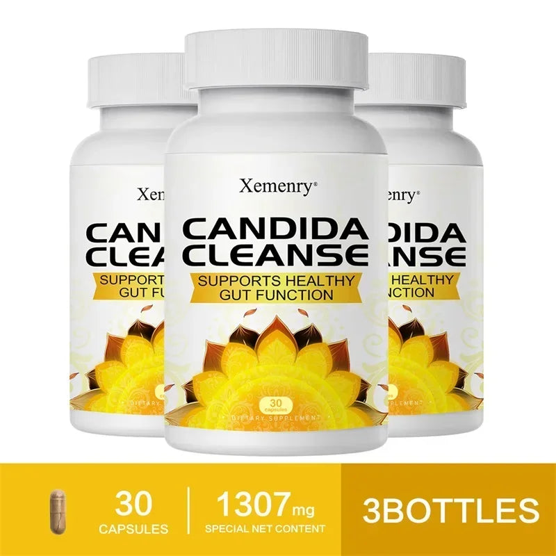 Candida Cleanse - Promotes Intestinal Health, Detoxification, Intestinal Cleansing, Promote Digestion & Metabolism, Immunity