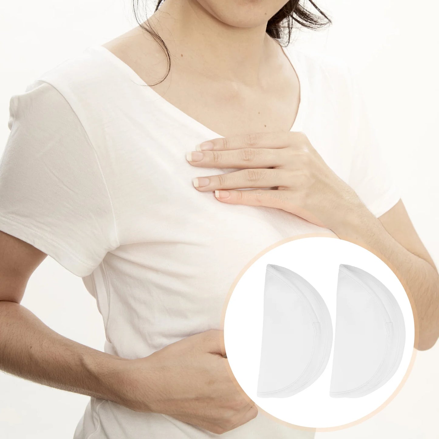 2Pcs Reusable Castor Oil Breast Pad Nursing Wrap Comfortable Essential Oil Pack Breast Care Compress Sleep Helper