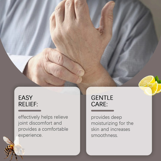 Bee Venom Cream for Joint and Muscles Soothing Leg Skin Reduce Itchiness Strengthen Barrier Moisturizing Knee Body Massage Cream