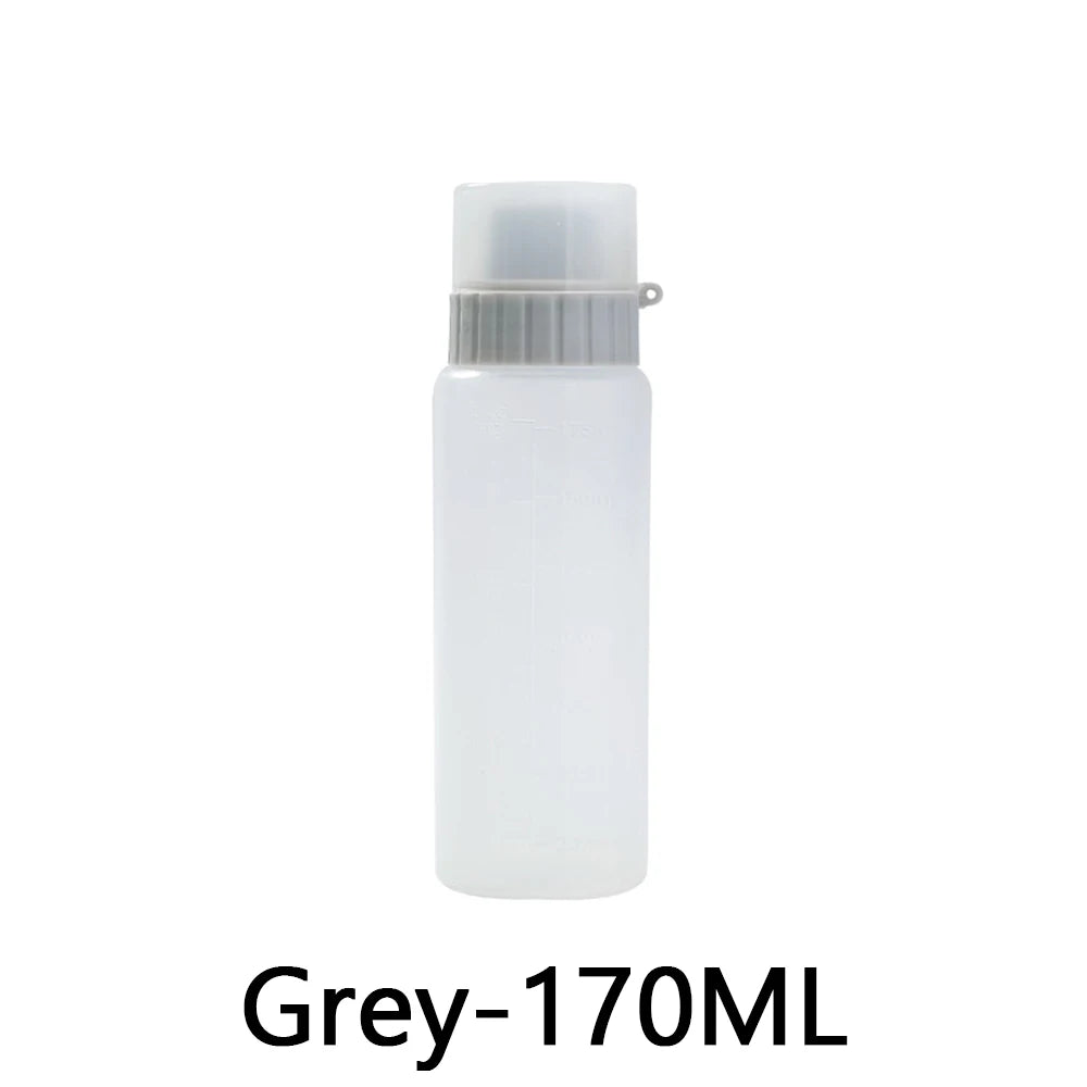 350Ml 5 Holes Condiment Squeeze Bottle Kitchen Ketchup Mustard Bottle Clear Mayonnaise Honey Dispenser Sauce Storage Contain