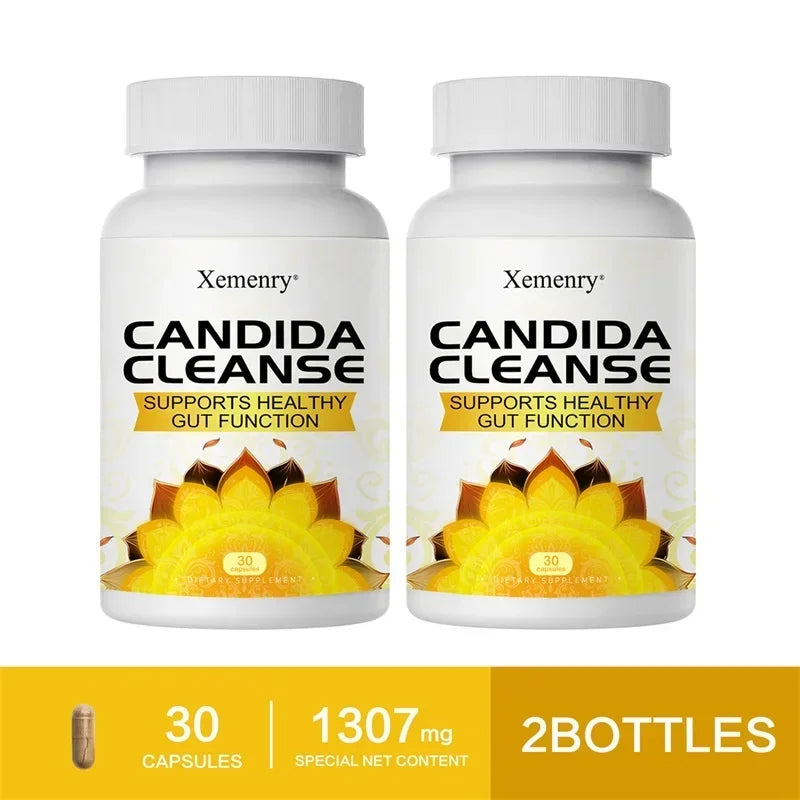 Candida Cleanse - Promotes Intestinal Health, Detoxification, Intestinal Cleansing, Promote Digestion & Metabolism, Immunity
