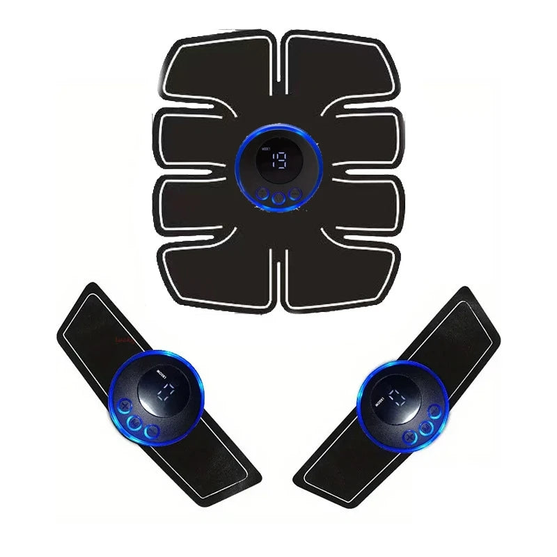 EMS Ab Belt, Electronic Muscle Stimulator for Abs Toner, Home Gym Fitness Equipment for Body Workout for Men and Women