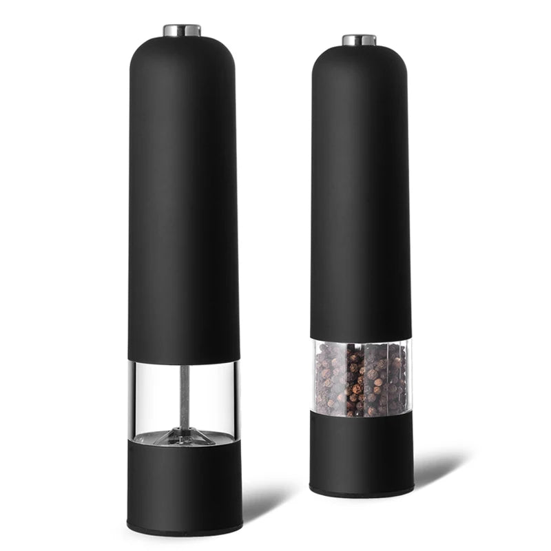 Kitchen Wholesale Battery Plastic Salt Pepper Mill Electric Battery Salt and Pepper Grinder Grinder pepper powder mill