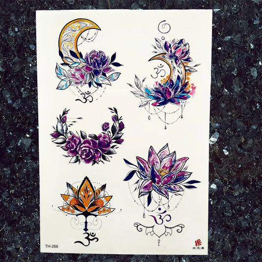 Flash Unicorn Tattoos Stickers Women Body Arm Drawing Tattoos Temporary  Watercolor Pony Horse Girls Legs Deer Tatoos Paste